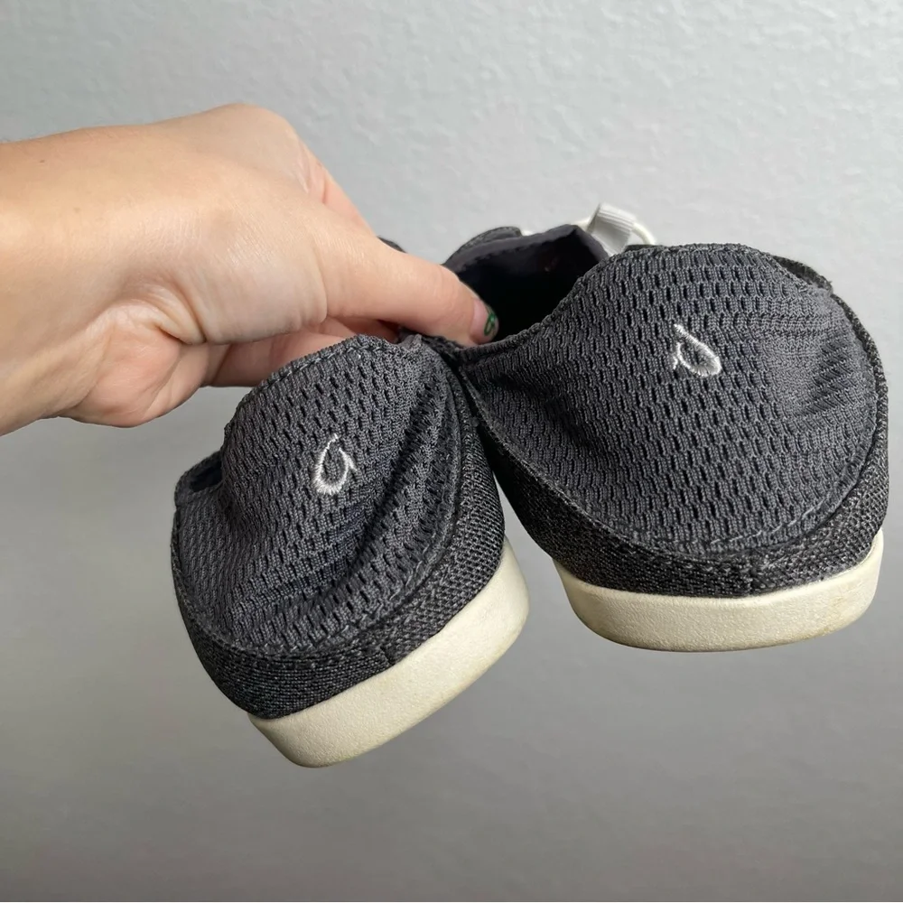 OluKai Women's Gray‎ Sneakers Waialua Lace Pavement Size 10